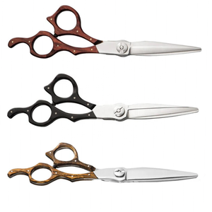 Sharp Stainless Steel <b>Handle</b> Right-Handed Hair Cutting Barber Scissors Sharp Tip Right Handed <b>Long</b> <b>Handle</b> Hair Cutting <b>Shears</b> - Product Image 1
