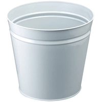 Poubelle à déchets galvanisée personnalisée, variété exclusive de poubelles en métal forgé à la main avec couvercle, outils de nettoyage ménager
