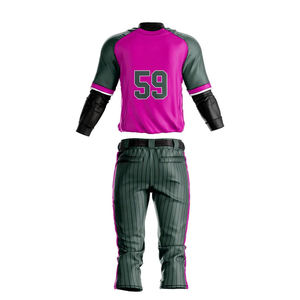 Uniforme Deportivo de Poliéster de Buena Calidad, Ropa de Softbol, Camisetas Personalizadas, Conjunto de Uniforme de Béisbol, Poliéster Transpirable, Logotipo Personalizado OEM - Product Image 5