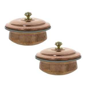 Olla de Cerámica Islámica con Tapa de Cúpula Texturizada Dorada y Adorno de Luna, Cazuela Aislada para Ramadán, Plato de Servicio para Buffet con Diseño Floral Azul - Product Image 6