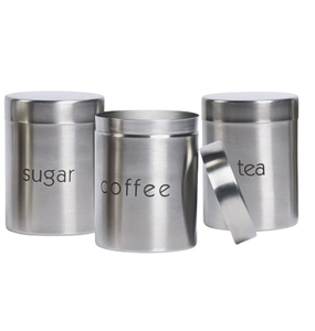 Boîte de rangement alimentaire en métal pour comptoir de cuisine, conteneur pour thé, café, sucre, farine, haricots et autres. - Product Image 5