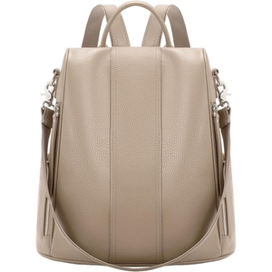 Women's Luxury Goat Leather Backpack Handmade Craft Travel School Office Bag Smooth Texture Durable Build - Product Image 1