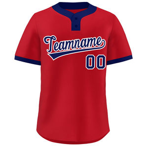 Camiseta de Béisbol Lisa de Alta Calidad, Secado Rápido, Transpirable, Tallas Grandes, Ropa Deportiva al por Mayor, Nombre del Equipo Personalizado, 100% Otoño - Product Image 2