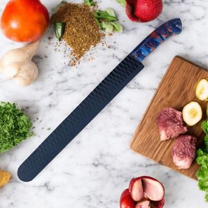 Ensemble de couteaux de cuisine en acier inoxydable avec des lames à bords de coupe précis et des poignées confortables pour la découpe des légumes et la préparation de la viande - Product Image 5