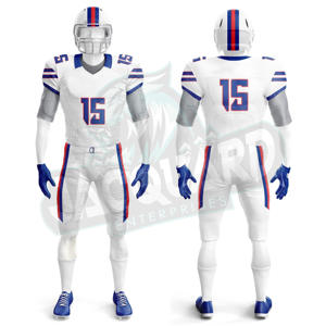Uniforme de football américain de haute qualité à bas prix, fabriqué en 100 % polyester - Product Image 4