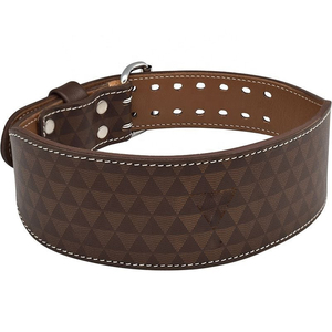 High-Quality Leather Weightlifting <b>Belt</b> with Custom Logo and Safety Features Training Wear Leather Weightlifting <b>Belt</b> - Product Image 1
