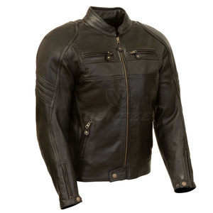 Custom Made Design Your Own Logo Genuine Leather <b>Men</b> Motorbike <b>Jacket</b> Waterproof Motorbike <b>Jacket</b> - Product Image 2