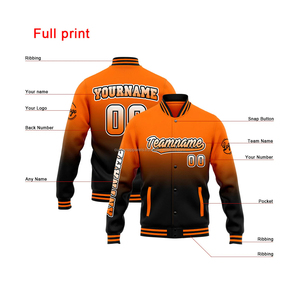 100% Wool Windproof Varsity <b>Jacket</b> for <b>Men</b> with Custom Embroidery Logo and Durable Stand Collar for Team Events - Product Image 2