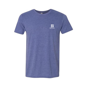 เสื้อยืดคอกลมทรงปกติสำหรับผู้ชาย ผ้าเนื้อนุ่ม ระบายอากาศได้ดี สีพื้น แขนสั้น ผลิตจากผ้าฝ้าย/โพลีเอสเตอร์ สวมใส่สบาย คุณภาพสูง ไซส์ผู้ใหญ่ - Product Image 1