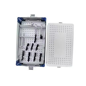 Kit d'instruments orthopédiques pour traumatismes, ensemble d'outils de chirurgie de la colonne vertébrale DC-PK-0055, jeu de vis cannelées de 6,5 mm pour lombaire et cervical - Product Image 2