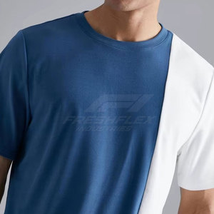 ออกแบบโลโก้ของคุณเอง พิมพ์ลายเสื้อยืดโอเวอร์ไซส์ผู้ชาย ผ้าฝ้าย 100% ทรงหลวม สวมใส่สบาย คุณภาพสูง - Product Image 3