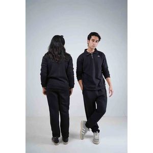 ชุดวอร์มผ้าฝ้ายฟลีซ - เสื้อคอเต่าซิป ¼ ตัว, ชุดเซ็ตฤดูหนาว - Product Image 1