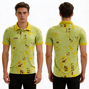 Custom OEM Logo Printed Sublimated <b>Polo</b> <b>Shirts</b> Polynesian Style Short-Sleeved <b>Polo</b> for Men - Product Image 6