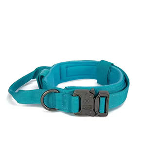 Collar de Adiestramiento para Perros de Alta Calidad con Hebilla Metálica Resistente, Collar y Correa para Perros Grandes, Collar Táctico para Perros - Product Image 4