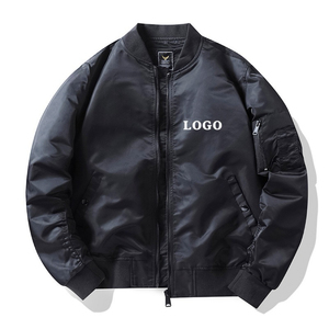 Vestes bomber chaudes pour hommes à prix de gros, personnalisées, coupe-vent, en tissu nylon/polyester pour l'extérieur, pour l'hiver - Product Image 3