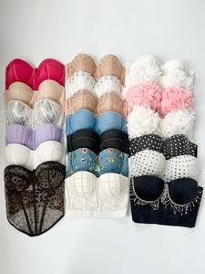 Corset <span class=keywords><strong>bustier</strong></span> pour femmes de haute qualité, vente en gros, stock mixte, vêtements de mode pour femmes, nouveaux vêtements avec jeans pour hommes et denim pour femmes - Product Image 3