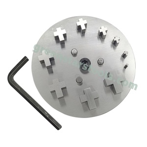 Cross Disc Cutter <b>Set</b> of 10 <b>Punches</b> Carbon Tool Steel Jewelry Making Tools Goldsmith Work Tool | GS589AR-01 - Product Image 1