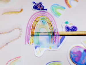 100% PET transparente láser transparente autoadhesivo imprimible vinilo 50mic 80mic 8,5*11 CMYK Etiqueta de impresión papel adhesivo - Product Image 6