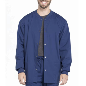 Blouse Médicale Personnalisable Chaude pour Hommes, Professionnelle, à Manches Longues, Boutonnée, Tissée, pour Usage Hospitalier, Vente en Gros pour Médecins et Infirmiers - Product Image 1