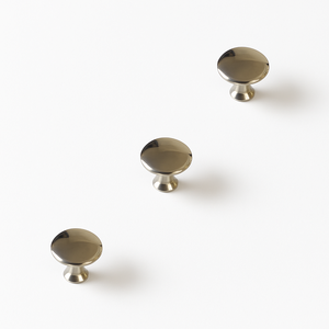 Pomo Redondo Moderno de Aleación de Zinc para Muebles, Pulido, Duradero, Minimalista, para Cocina, Baño y Cajones - Product Image 2