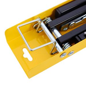 Paquete de 2 Caballetes Plegables Reforzados de Acero Portátiles, Capacidad de 660 LBS, Banco de Trabajo Ajustable en 12 Alturas para Carpintería - Product Image 4