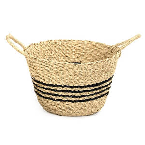 ตะกร้าหญ้าทะเลสานด้วยมือสำหรับการจัดระเบียบและการจัดเก็บในบ้าน - Product Image 1