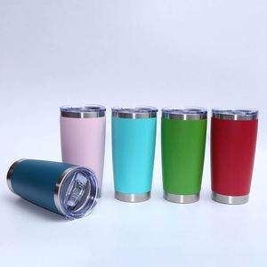 20oz <b>18</b>/8 Stainless Steel Sublimation Double Wall Vacuum Insulated Travel Mug, Custom Color Coffee Thermos Tumbler - Product Image 3