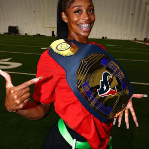 Ceintures de champion personnalisées style Victory, sangle en cuir avec plaques métalliques, fournisseur en gros - Product Image 5