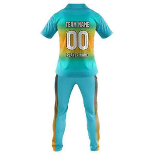 2025 Newest Trendy <b>Full</b> Sleeve <b>Cricket</b> Uniform for Adults Summer 100% Polyester Quick Dry Breathable Sports Wear - Product Image 3