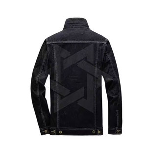 Premium <b>Men</b> <b>Jeans</b> <b>Jacket</b> Custom Embroidery Button Closure Outerwear Wholesale Supplier Classic <b>Men</b> <b>Jeans</b> <b>Jacket</b> - Product Image 2
