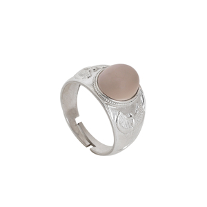 New Arrival 2026 Silver Opal <b>Adjustable</b> <b>Ring</b> Unique & Elegant Jewelry for Women and Girls Wear in Wedding Party - Product Image 2