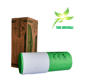 Bolsas <span class=keywords><strong>de</strong></span> <span class=keywords><strong>Basura</strong></span> Compostables <span class=keywords><strong>de</strong></span> 60L, Biodegradables, Hechas <span class=keywords><strong>de</strong></span> Almidón <span class=keywords><strong>de</strong></span> Maíz PLA y HDPE, en Rollo, Diseño Plano, Bolsas <span class=keywords><strong>de</strong></span> Plástico para <span class=keywords><strong>Basura</strong></span> - Product Image 2