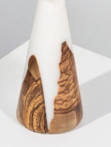 Quemador de incienso de lujo en oro rosa, Mabkhara, diseño de madera de resina, quemador de incienso Oud, Majmar árabe, soporte decorativo para fragancias del hogar - Product Image 2