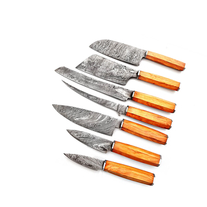 Juego de Cuchillos de Cocina Profesionales de Acero de Damasco con Agarre Cómodo y Diseño Equilibrado - Product Image 3