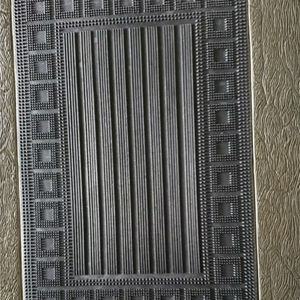 Tapis de porte décoratif en caoutchouc naturel, écologique, toutes saisons, antidérapant, design Art Déco, haute qualité, idéal pour l'extérieur - Product Image 1