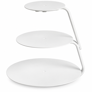 Soporte Redondo Beige de Dos Niveles para Chocolates, de Alta Calidad, para Restaurantes, Hoteles, Bodas y Eventos, Tamaños y Colores Personalizados Disponibles Aquí - Product Image 2