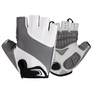 Professional Leather Hook Loop Gym <b>Gloves</b> Half Finger Breathable Weightlifting Fitness Non-slip Adult <b>Training</b> Wear-Resistant - Product Image 1