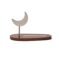 Ensemble de 2 plateaux décoratifs en laiton martelé doré en forme de dôme, artisanat métallique bohème pour le Ramadan