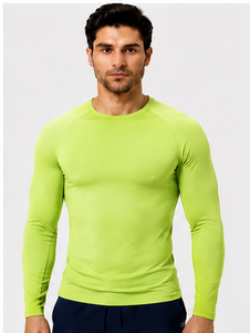 Camiseta Interior de Punto Suave para Hombre, Manga Larga, Uniforme Médico, Transpirable, de Secado Rápido, para Enfermería, Corte Ajustado - Product Image 4