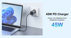 Chargeur rapide KYT 45W avec écran - Protégez vos appareils contre <span class=keywords><strong>les</strong></span> courts-circuits pour iPhone/Samsung - Product Image 4