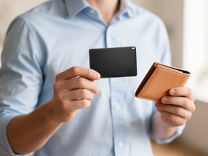 Localizador GPS Inteligente Ultrafino Portátil con Tarjeta Inteligente IOS y Google, Resistente al Agua IPX4, de Plástico, para Llaves de Auto, Bolsos y Tarjetas - Product Image 2