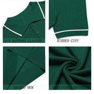 เสื้อเชิ้ตผู้ชายสำหรับฤดูร้อน ปักลาย 3 มิติ โลโก้สั่งทำได้ ผ้าเทอร์รี่คุณภาพสูง ทรงปกติ กันยับ ผ้าฝ้าย 100% แขนสั้น - Product Image 5