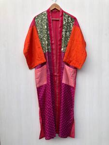 Kimono de Seda con Diseño Bohemio Vibrante y Elegante, Perfecto para la Temporada de Verano, Abierto por Delante, para Mujer, Traje de Playa - Product Image 6