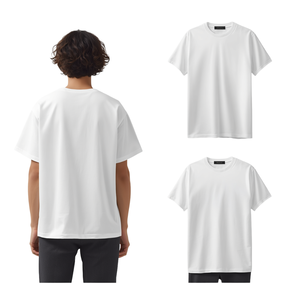 เสื้อยืดทรงบ็อกซี่คุณภาพสูง ผ้าคอตตอนหนานุ่ม สไตล์สตรีทแวร์ แบบเรียบๆ  สามารถสั่งทำได้  ทรงไหล่ตก  พร้อมจำหน่าย - Product Image 1