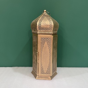 Metal Ramadan <b>Lantern</b> Decorative Arabic Candle Holder Moroccan Style Home Decor <b>Lamp</b> - Product Image 5