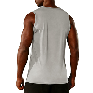 Wholesale Custom Logo Men Gym <b>Stringer</b> Tank Tops Deep Cut Bodybuilding <b>Vest</b> Muscle Fit Workout Performance Sleeveless Shirts - Product Image 2