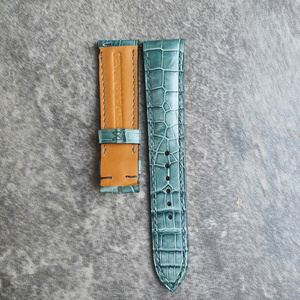 Luxury Handmade Genuine Crocodile Leather <b>Strap</b> 20/21/22mm Unique Fashionable Replacement <b>Watch</b> Bands Manufacture's Original - Product Image 6