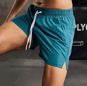 Shorts de basketball rétro pour adultes 100 % polyester, personnalisables en gros, durables, respirants, antibactériens, toutes saisons, quatre couleurs - Product Image 2