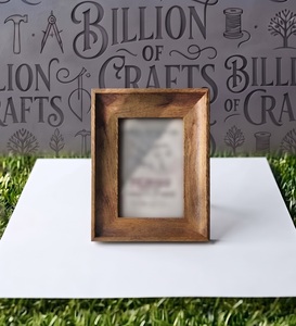 Cadre photo rectangulaire en bois Billion Crafts, impression numérique, fait main, design moderne minimaliste, durable, design vertical, décoration de table - Product Image 3