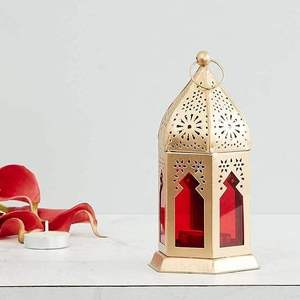 Linterna de metal portátil moderna para decoración del hogar y Navidad Tasa de venta completa Candelabros de madera Linternas y tarros de velas - Product Image 4